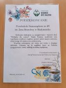 Podziękowanie dla Przedszkola Samorządowego nr 49