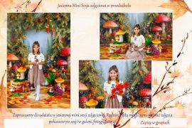 ilustracja do wpisu 
Jesienna sesja zdjęciowa w przedszkolu